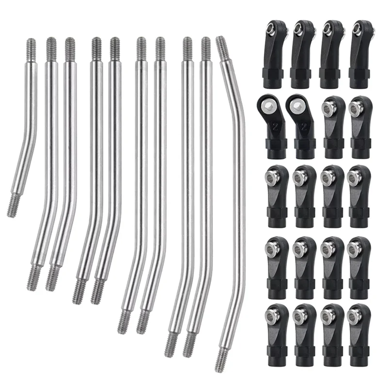 CYGJ-313Mm RC Links Upper Lower Linkage Chassis Link Set With Plastic Rod Ends For 1/10 AXIAL SCX10 II 90046 RC Crawler Car
CYGJ-313Mm RC Links Upper Lower Linkage Chassis Link Set With Plastic Rod Ends For 1/10 AXIAL SCX10 II 90046 RC Crawler Car