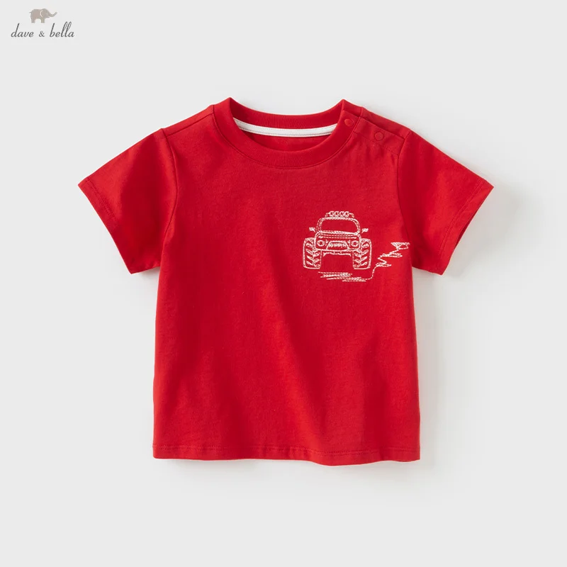 Dave Bella Boys Summer T-shirt Casual Short Sleeve Tops Children Printed Cotton T-shirt Casual Kids Clothes DB2251529
Dave Bella Boys Summer T-shirt Casual Short Sleeve Tops Children Printed Cotton T-shirt Casual Kids Clothes DB2251529