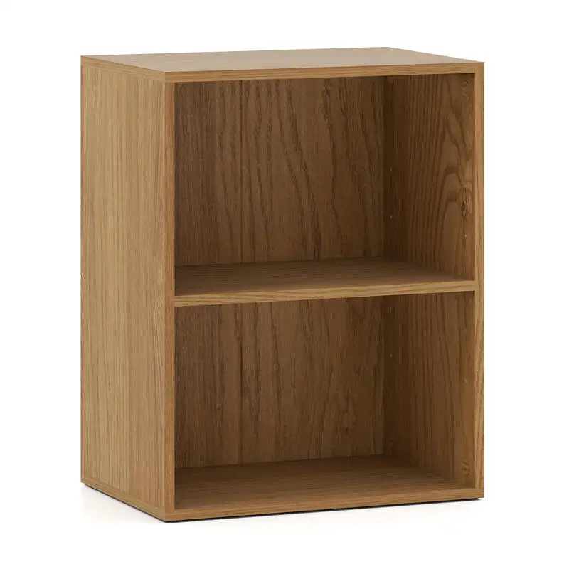 2-Cube Bookcase Floor Standing Open Bookshelf with 5-Position Adjustable Shelf-Natural
2-Cube Bookcase Floor Standing Open Bookshelf with 5-Position Adjustable Shelf-Natural