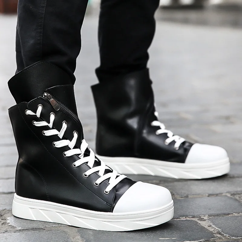 Men Sneakers Boots Casual Shoes Ankle Punk Motorcycle Boots Tennis Shoes Sport Comfortable Outdoor High Quality Flat With Shoe
Men Sneakers Boots Casual Shoes Ankle Punk Motorcycle Boots Tennis Shoes Sport Comfortable Outdoor High Quality Flat With Shoe