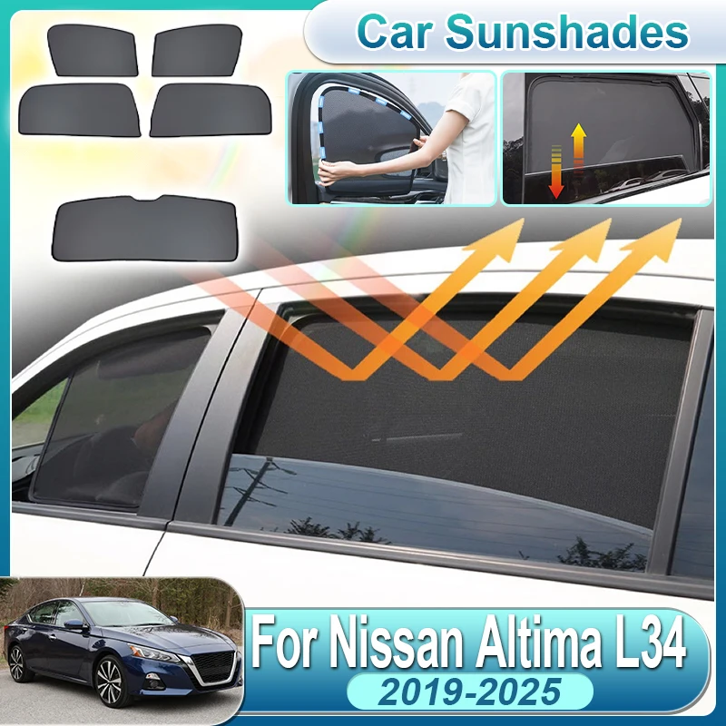 For Nissan Altima 2019-2025 L34 Teana MK6 Car Window Sun Shade Protector Anti-UV Privacy Sun Shield Protections Auto Accessories
For Nissan Altima 2019-2025 L34 Teana MK6 Car Window Sun Shade Protector Anti-UV Privacy Sun Shield Protections Auto Accessories
