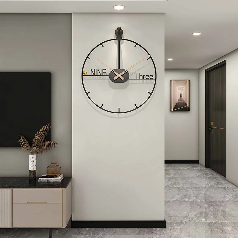 Elegant iron round wall clock for modern living room home dining room decoration high-quality decorative clocks and watches
Elegant iron round wall clock for modern living room home dining room decoration high-quality decorative clocks and watches