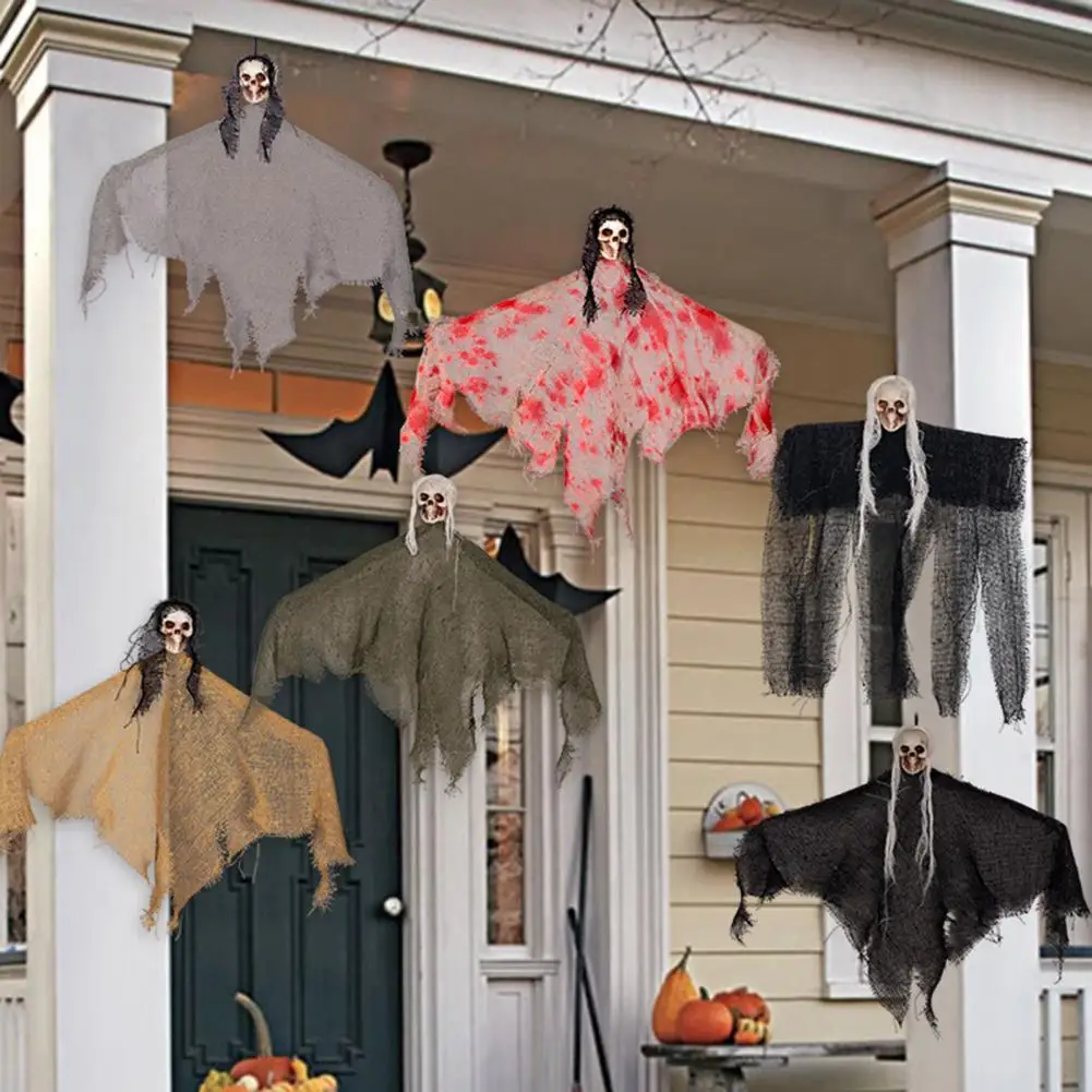 Spooky Halloween Hanging Ghost,Realistic with Hanging Rope Ghost Face Ghost,Small Hanging Flag Arrangement Patio Porch Outdoor
Spooky Halloween Hanging Ghost,Realistic with Hanging Rope Ghost Face Ghost,Small Hanging Flag Arrangement Patio Porch Outdoor