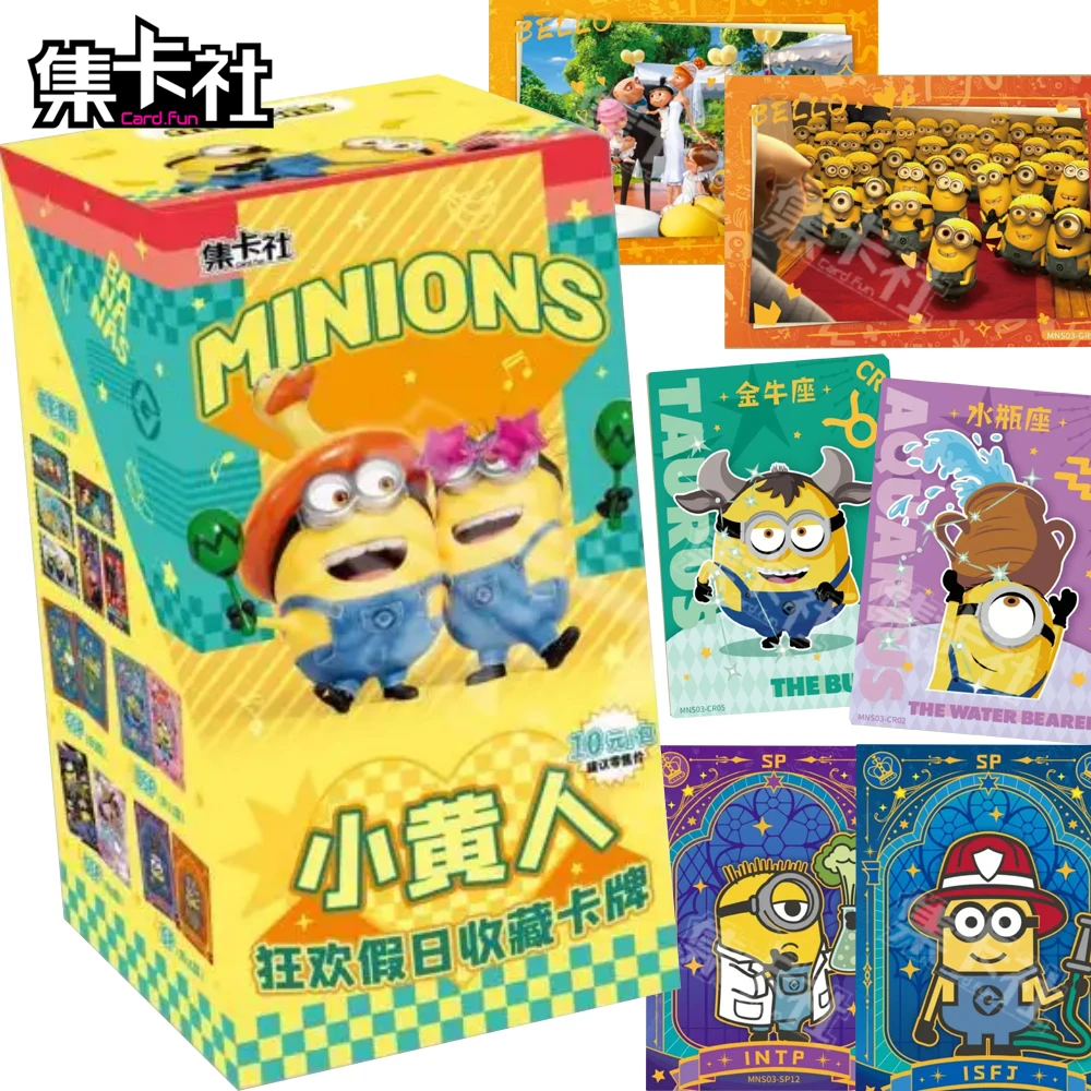 Minions "Carnival Holiday" Collectible Cards Booster Box, Premium Zodiac & Personality TCG Cards by Card.Fun for Fans
Minions "Carnival Holiday" Collectible Cards Booster Box, Premium Zodiac & Personality TCG Cards by Card.Fun for Fans