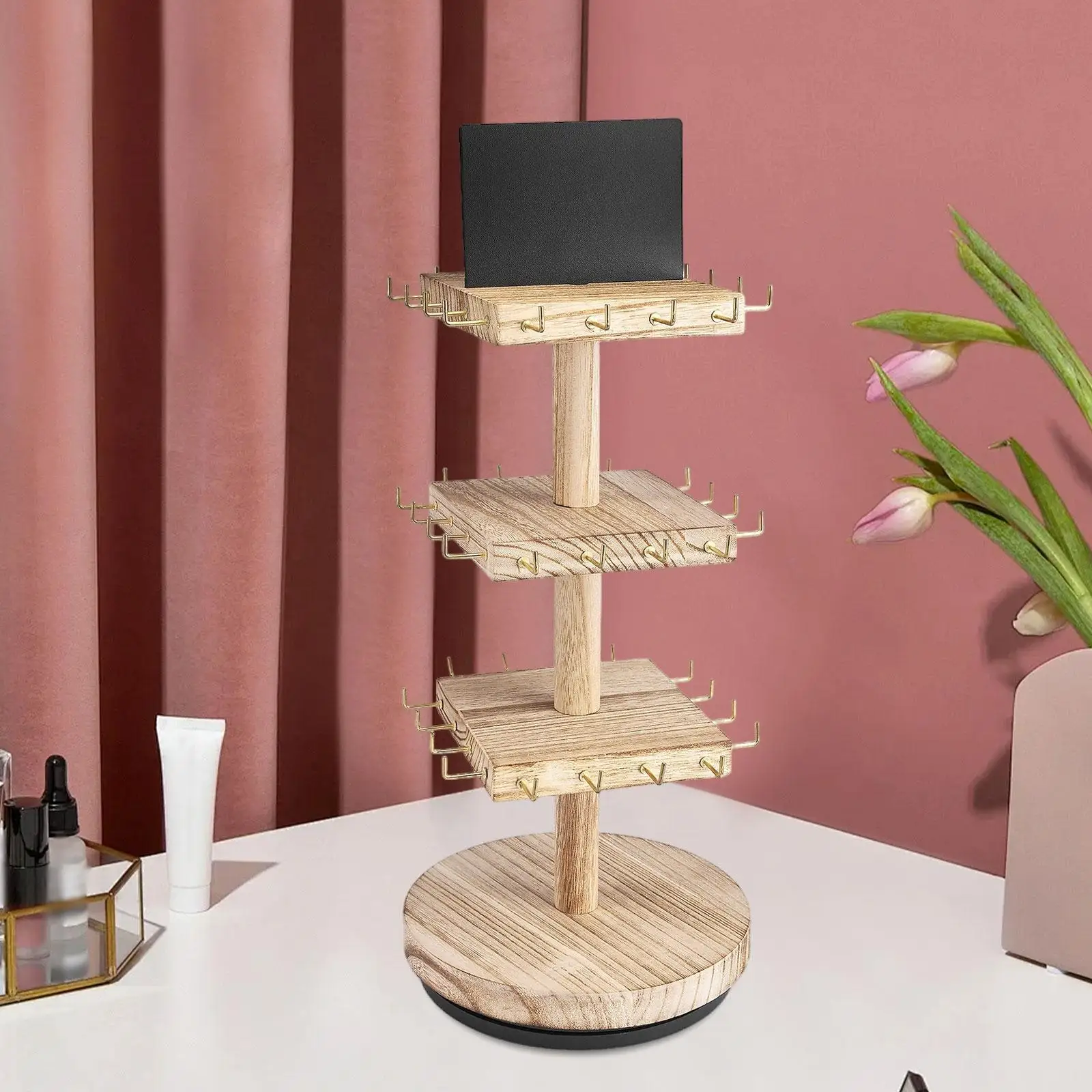 Rotating Jewelry Storage Organizer Display Rack Home Decor Multifunction Craft Jewelry Hanger Earring Holder for Pendant Home
Rotating Jewelry Storage Organizer Display Rack Home Decor Multifunction Craft Jewelry Hanger Earring Holder for Pendant Home