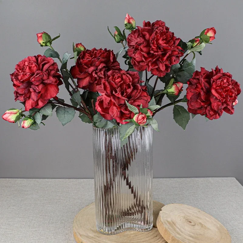 Simulation Peony Rose Home Living Room Dining Table Ornament Decorative Flower Photography Props
Simulation Peony Rose Home Living Room Dining Table Ornament Decorative Flower Photography Props