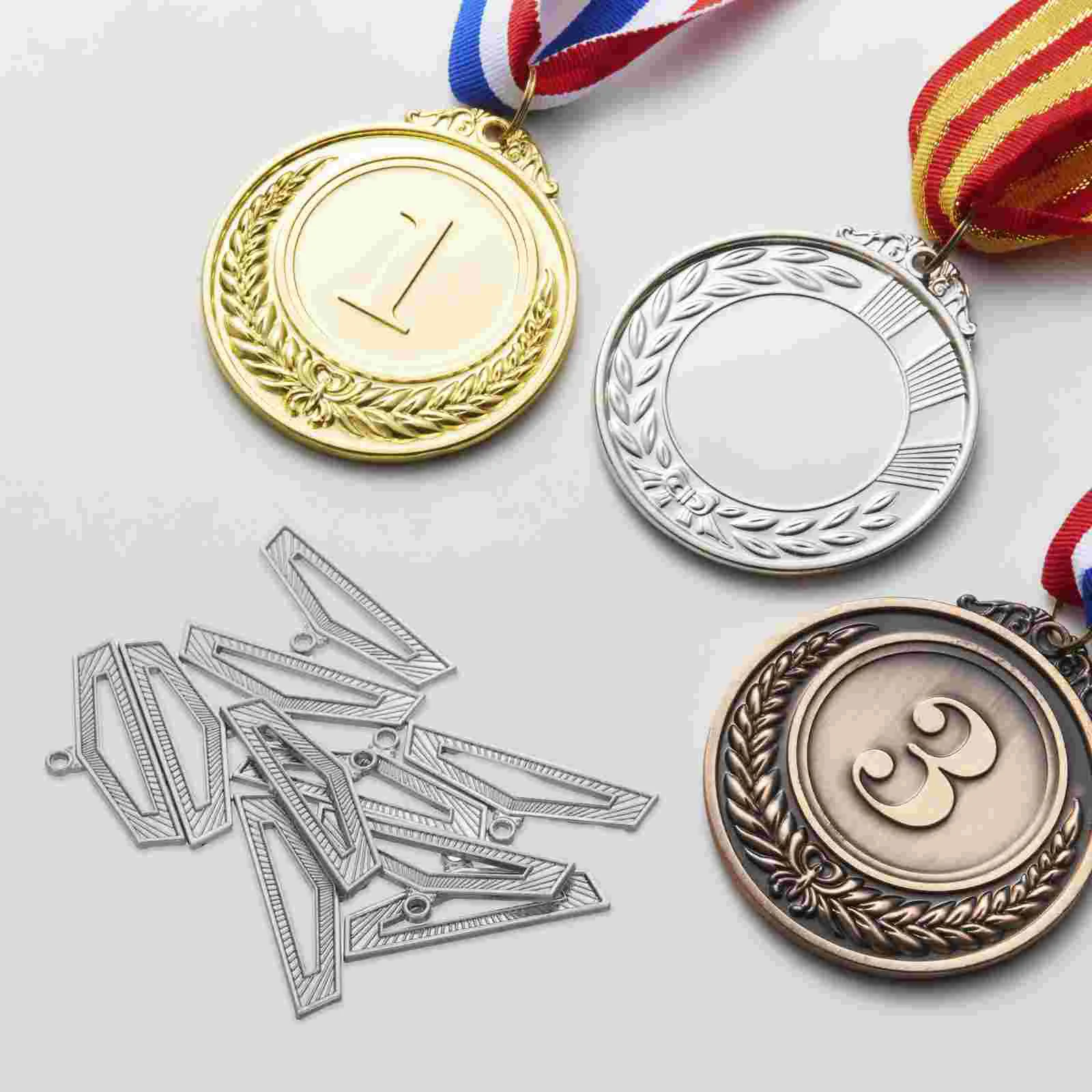 10 Pcs Sports Medal Clasp Letter Charm Display for Medals Hangers Metal Frame Silver Race 
10 Pcs Sports Medal Clasp Letter Charm Display for Medals Hangers Metal Frame Silver Race