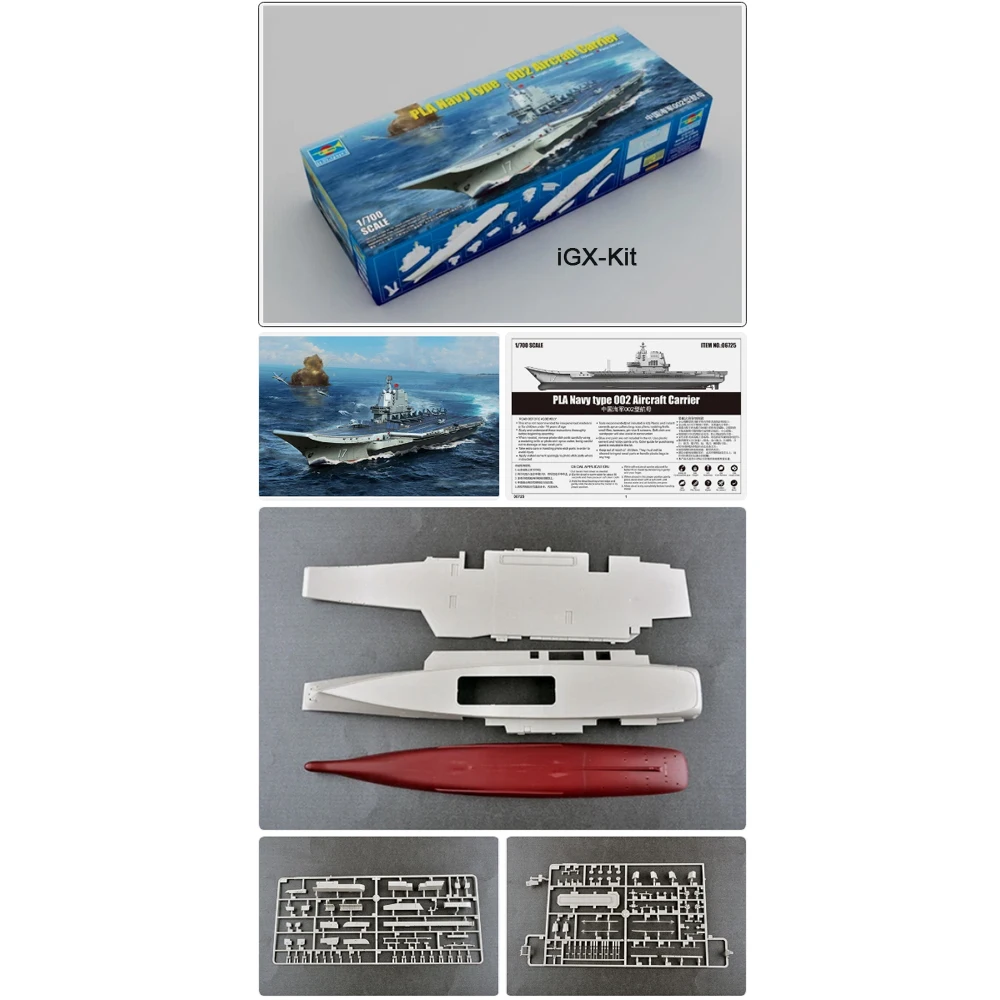 Trumpeter 06725 1/700 Scale PLA Navy Type 002 Shandong Aircraft Carrier Ship Hobby Assembly Plastic Model Building Kit
Trumpeter 06725 1/700 Scale PLA Navy Type 002 Shandong Aircraft Carrier Ship Hobby Assembly Plastic Model Building Kit