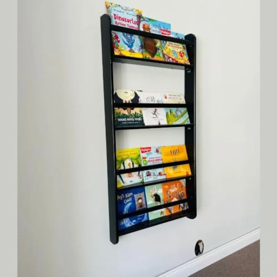 Handmade Solidwood Wall Mounted Montessori Bookshelf 4 Tier Book Display for Bedroom Nursery Furniture Bookcase Solid Wood Pine
Handmade Solidwood Wall Mounted Montessori Bookshelf 4 Tier Book Display for Bedroom Nursery Furniture Bookcase Solid Wood Pine