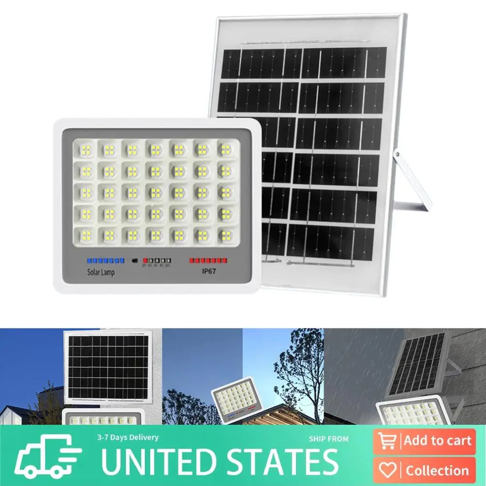 Светодиодный прожектор на солнечной энергии IP67 Водонепроницаемые уличные фонари безопасности с дистанционным управлением Наружный настенный прожектор для патио, дорожки, двора
Светодиодный прожектор на солнечной энергии IP67 Водонепроницаемые уличные фонари безопасности с дистанционным управлением Наружный настенный прожектор для патио, дорожки, двора