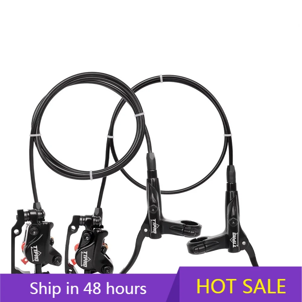 YTYIN Ttpro TP-MT200 Universal Hydraulic Disc Brake Kit Oil Disc Mountain Bike Brake Alloy Material with BMX Compatible Brake Pa
YTYIN Ttpro TP-MT200 Universal Hydraulic Disc Brake Kit Oil Disc Mountain Bike Brake Alloy Material with BMX Compatible Brake Pa