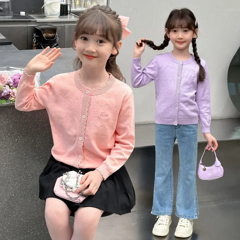 Girls Cardigans Kids Solid Color Sweater Teen Knitted Outwear Jacket 2024 Spring Fall 3 To 12Yrs Children's Clothes Korean Style
Girls Cardigans Kids Solid Color Sweater Teen Knitted Outwear Jacket 2024 Spring Fall 3 To 12Yrs Children's Clothes Korean Style