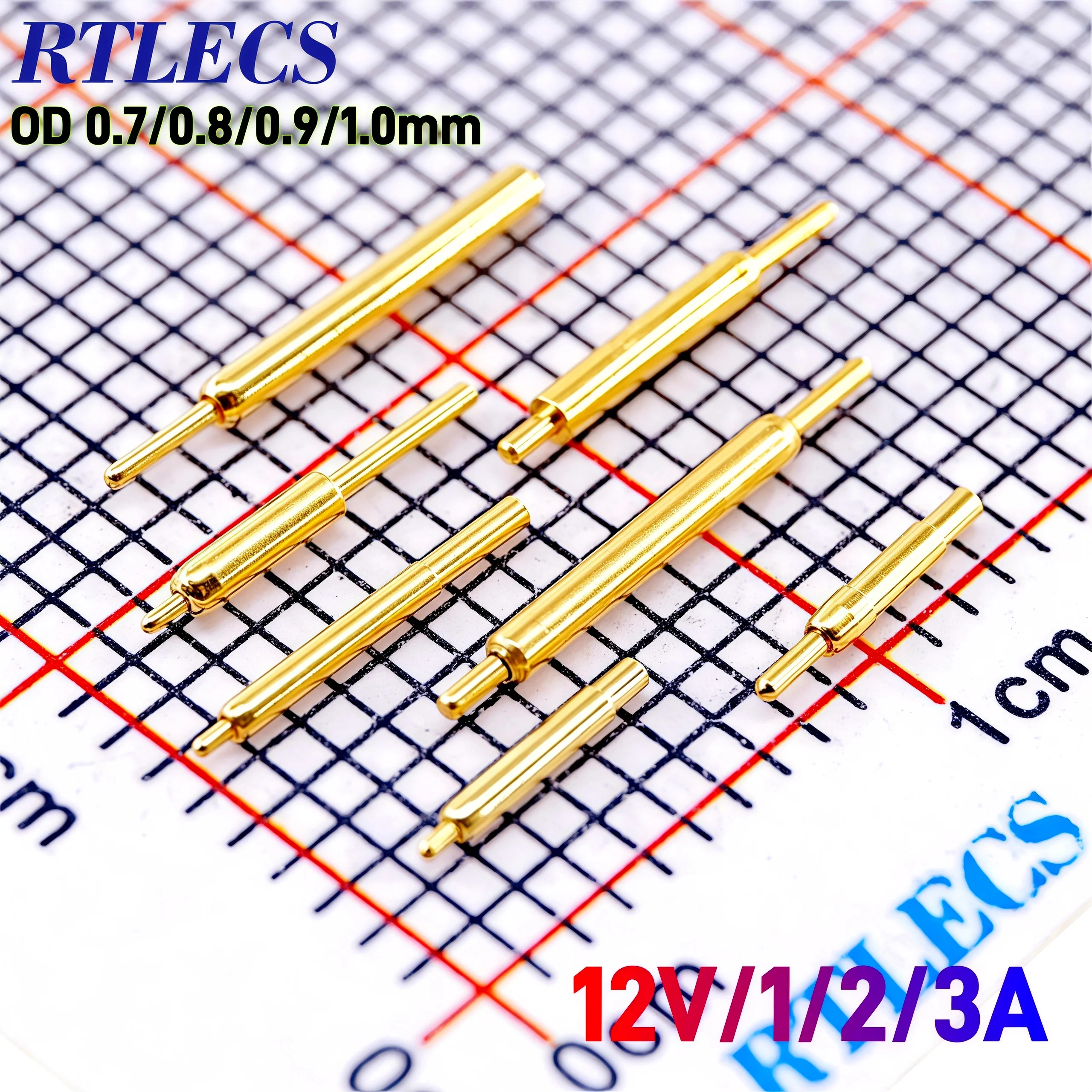 2/5/20 PCS Pogo Pin Connectors Outer Diameter 0.6 0.75 0.8 0.9 1.0 1.1mm 1A 2A 3A Spring Loaded Discrete Pogopin Gold Plated 3u"
2/5/20 PCS Pogo Pin Connectors Outer Diameter 0.6 0.75 0.8 0.9 1.0 1.1mm 1A 2A 3A Spring Loaded Discrete Pogopin Gold Plated 3u"