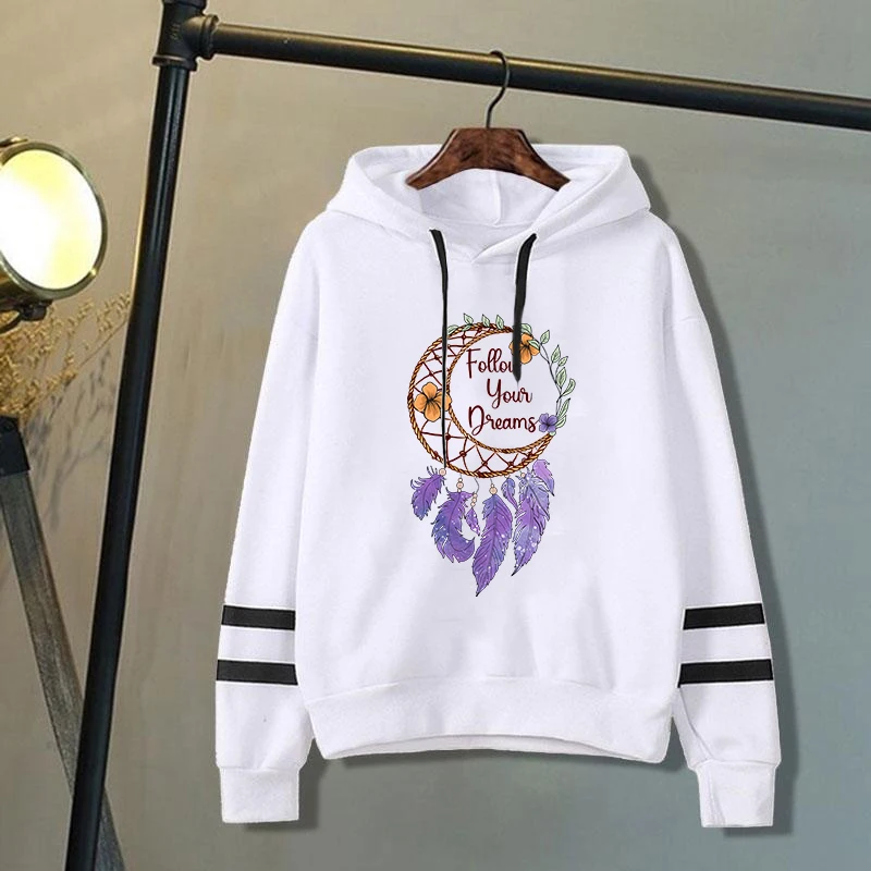 New Fashion Follow Your Dreams Dreamcatcher Pullover Long Sleeve Sports Hoodie Women Cotton Sweatshirt Pullover Tops
New Fashion Follow Your Dreams Dreamcatcher Pullover Long Sleeve Sports Hoodie Women Cotton Sweatshirt Pullover Tops