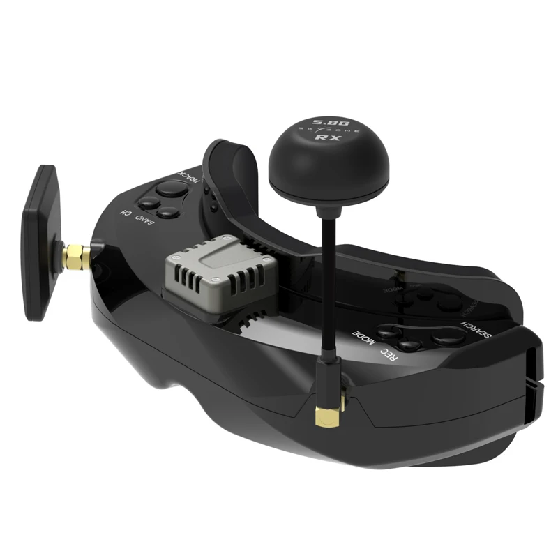 SKYZONE SKY02O 5.8G 48CH SteadyView Diversity RX OLED 640X400 FPV Goggles HeadTracker DVR FOV29 for Racing Drones Metal Material
SKYZONE SKY02O 5.8G 48CH SteadyView Diversity RX OLED 640X400 FPV Goggles HeadTracker DVR FOV29 for Racing Drones Metal Material
