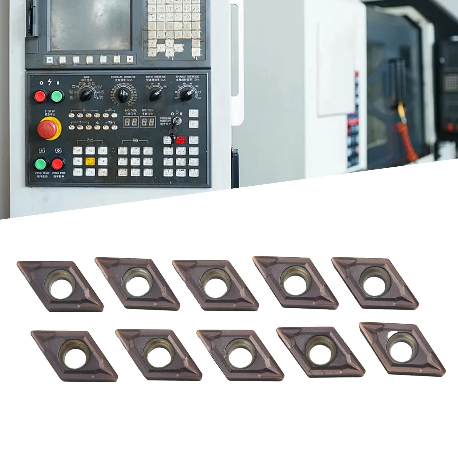 High Quality Hot Sale Newest Carbide Inserts Milling Tool Accessory Replacement Tools 10pc DCMT070204 SM IC907
High Quality Hot Sale Newest Carbide Inserts Milling Tool Accessory Replacement Tools 10pc DCMT070204 SM IC907