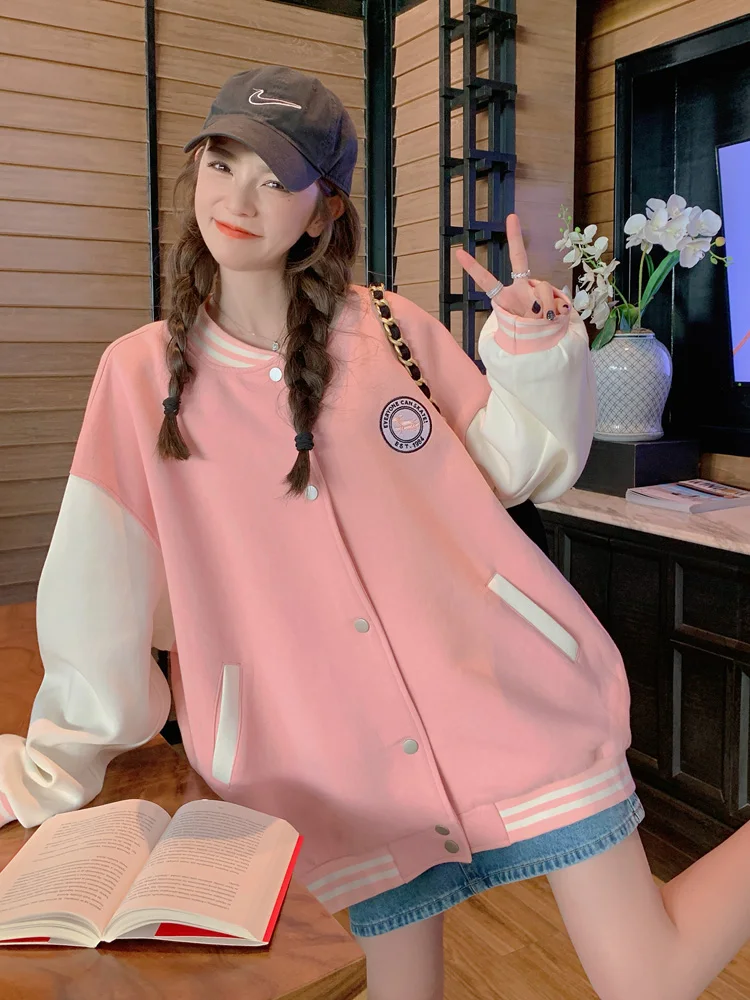Baseball Jackets Embroidery Womens Thickened Slant Hippie Dynamic Cold-Proof Bomber Lovely Thermal Printed Advanced Cowgirl Chic
Baseball Jackets Embroidery Womens Thickened Slant Hippie Dynamic Cold-Proof Bomber Lovely Thermal Printed Advanced Cowgirl Chic