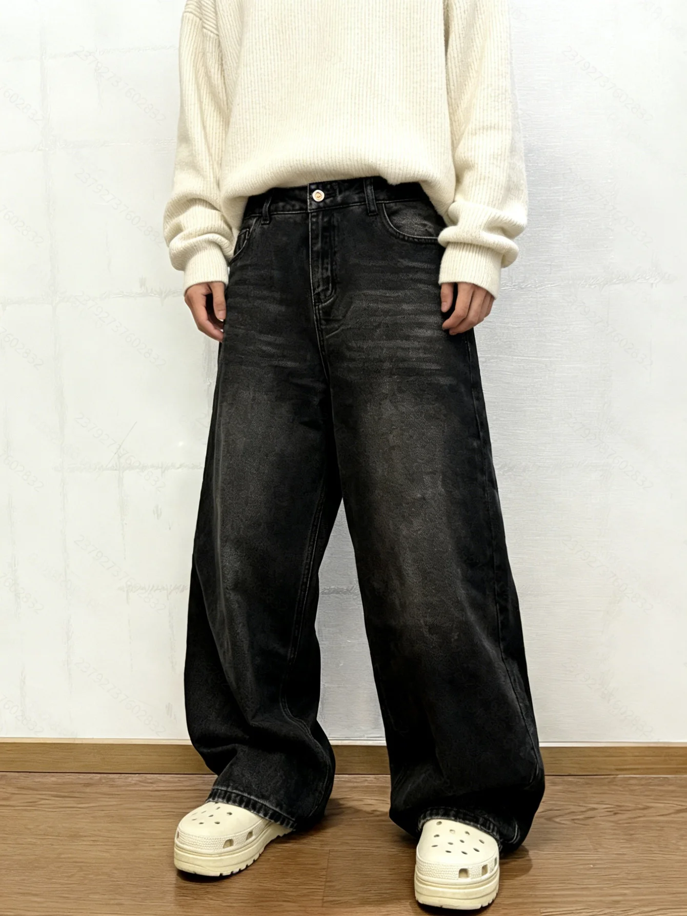 Hip-hop Black Men's Baggy Jeans Pant For Man Original Y2K Drip Denim Trousers No accessories or belts included
Hip-hop Black Men's Baggy Jeans Pant For Man Original Y2K Drip Denim Trousers No accessories or belts included