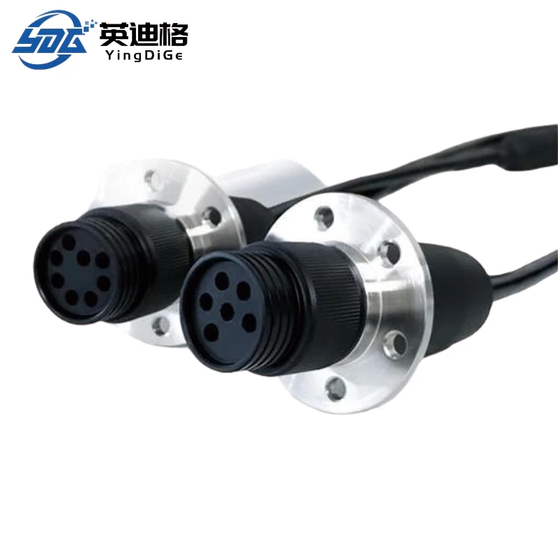 Durable Flange Connection Waterproof IP68 Male/Female Connector for Subsea ROV Underwater Thruster Applications 8 Pin Plug
Durable Flange Connection Waterproof IP68 Male/Female Connector for Subsea ROV Underwater Thruster Applications 8 Pin Plug