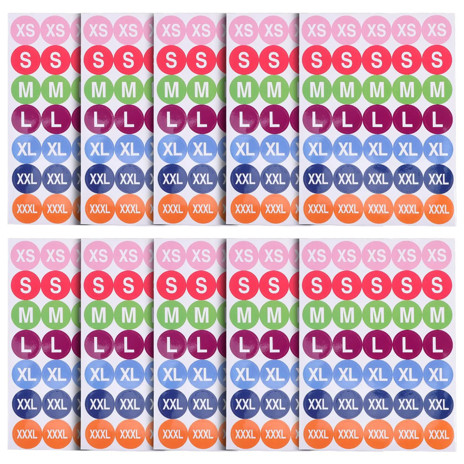 350 Pcs Colorful Size Label Stickers Round Clothing Tags Alphabet Letters Number Fabric Apparel Display Organization
350 Pcs Colorful Size Label Stickers Round Clothing Tags Alphabet Letters Number Fabric Apparel Display Organization