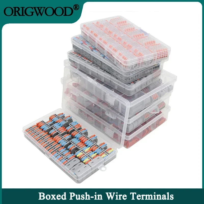 Boxed Push-in Electrical Wire Connector Terminal For Cable Connection Block Universal Fast Wiring Cable Connectors
Boxed Push-in Electrical Wire Connector Terminal For Cable Connection Block Universal Fast Wiring Cable Connectors