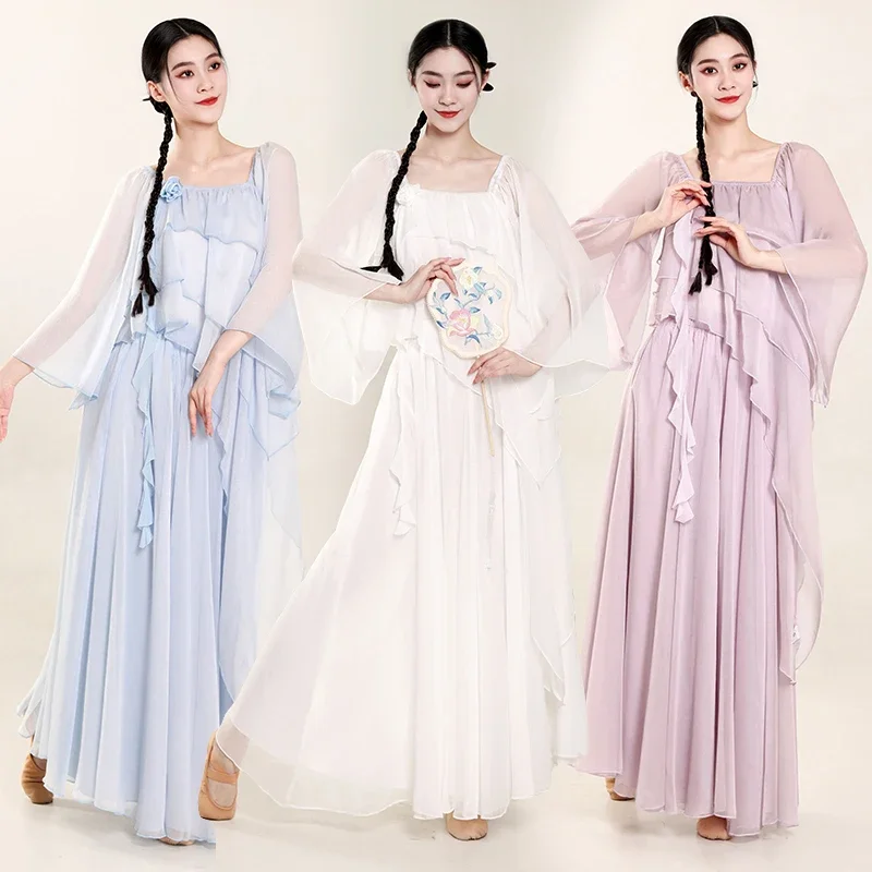 Classical Dance Costume Female Exercise Clothing Female Elegant Chinese Style Body Training Performance Costumes
Classical Dance Costume Female Exercise Clothing Female Elegant Chinese Style Body Training Performance Costumes