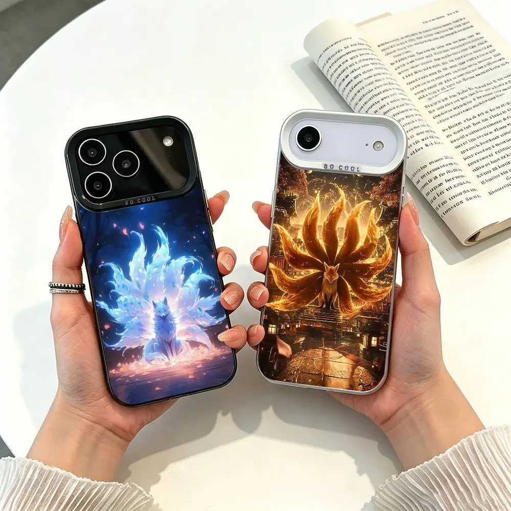Nine-tailed Spirit Fox Phone Case For iPhone 17,16,15,14,13,12,11 Plus Pro Max Colored Silver Funda Bumbe
Nine-tailed Spirit Fox Phone Case For iPhone 17,16,15,14,13,12,11 Plus Pro Max Colored Silver Funda Bumbe