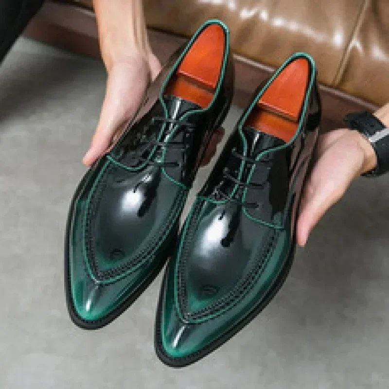 Italian Autumn Men's Oxford Leather Dress Shoes Classic Business Shoes Luxury Men's Shoes
Italian Autumn Men's Oxford Leather Dress Shoes Classic Business Shoes Luxury Men's Shoes