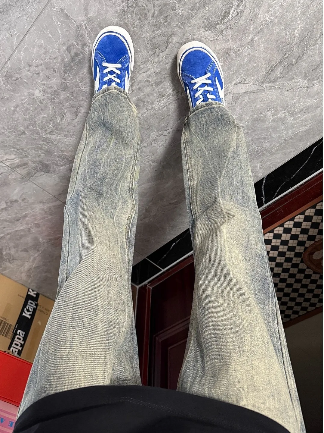 Retro Blue Slim Straight Men's Jeans High Street Vibe Lengthening Legs Tailored Jeans Casual Wear All Seasons
Retro Blue Slim Straight Men's Jeans High Street Vibe Lengthening Legs Tailored Jeans Casual Wear All Seasons