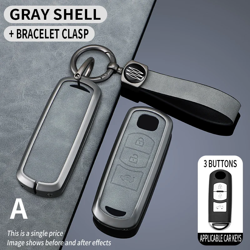 Zinc Alloy Car Remote Key Case Cover Shell Fob For Mazda 2 3 5 6 BL BM GJ Atenza Axela Demio CX-3 CX3 CX-5 CX5 CX7 CX-7 CX-9
Zinc Alloy Car Remote Key Case Cover Shell Fob For Mazda 2 3 5 6 BL BM GJ Atenza Axela Demio CX-3 CX3 CX-5 CX5 CX7 CX-7 CX-9