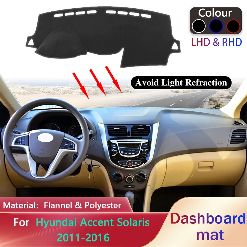Накладка на приборную панель автомобиля для Hyundai Accent Verna Solaris RB i25 2011 ~ 2016 2013, солнцезащитный коврик, коврик для приборной панели, автомобильные аксессуары 
Накладка на приборную панель автомобиля для Hyundai Accent Verna Solaris RB i25 2011 ~ 2016 2013, солнцезащитный коврик, коврик для приборной панели, автомобильные аксессуары