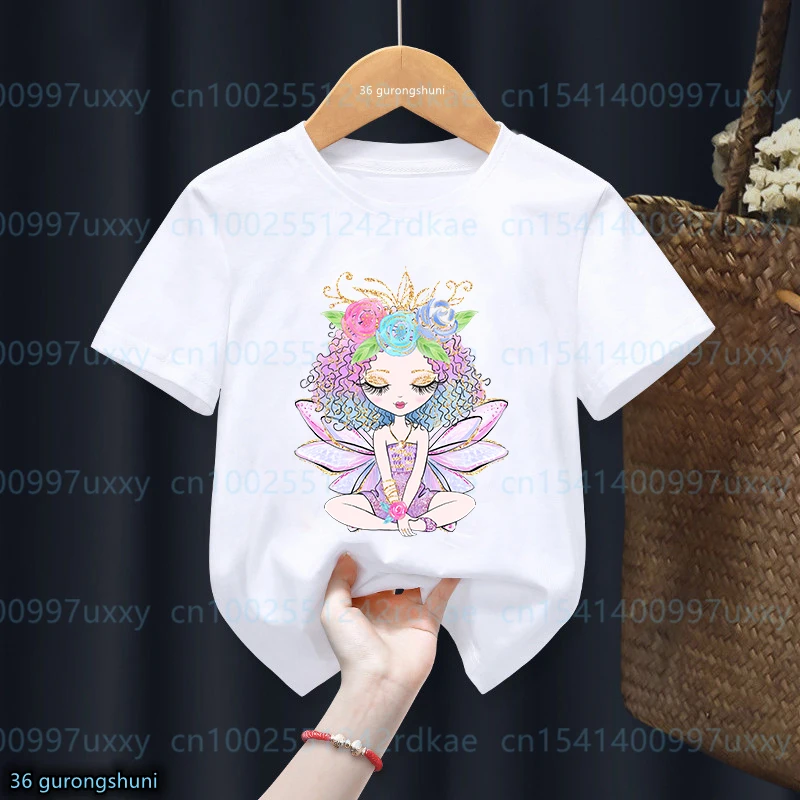 Fashiona new style girls t-shirts fairy girl doing yoga figure print girls clothes Kawaii kids tshirts summer children's clothes
Fashiona new style girls t-shirts fairy girl doing yoga figure print girls clothes Kawaii kids tshirts summer children's clothes