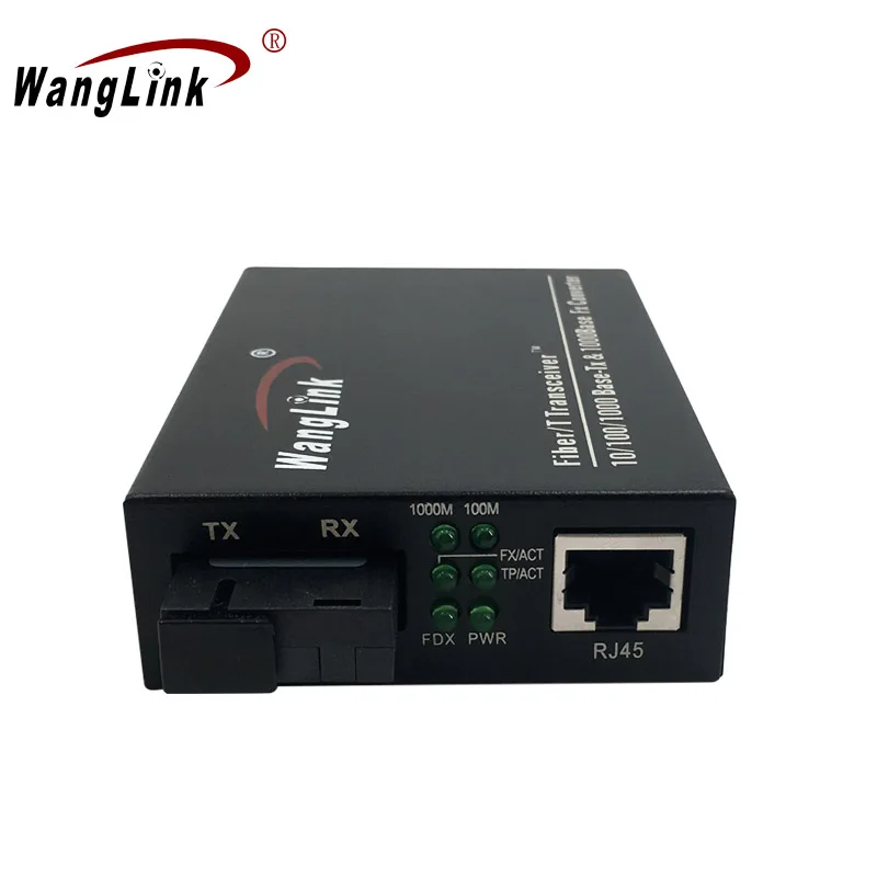 Wanglink 1000Mbps 1 fiber 1 ethernet port fiber media converter ethernet to fiber
Wanglink 1000Mbps 1 fiber 1 ethernet port fiber media converter ethernet to fiber