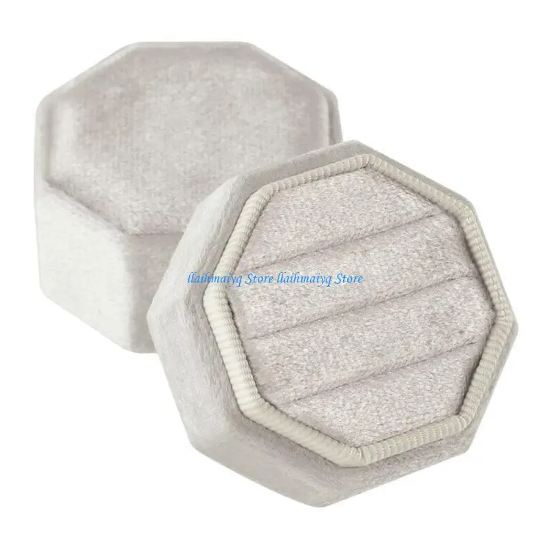 573B Storage Box Triple Rings Box Dustproof Engagement Rings Holder for Ring
573B Storage Box Triple Rings Box Dustproof Engagement Rings Holder for Ring