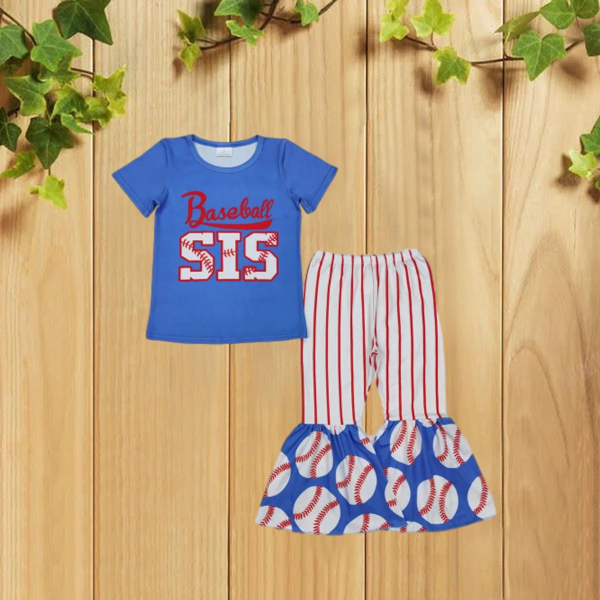 5.13 GSPO1994 Blue Striped Short Sleeve Outfit for Girls - Colorful Patterned Long Pants And Top Set
5.13 GSPO1994 Blue Striped Short Sleeve Outfit for Girls - Colorful Patterned Long Pants And Top Set