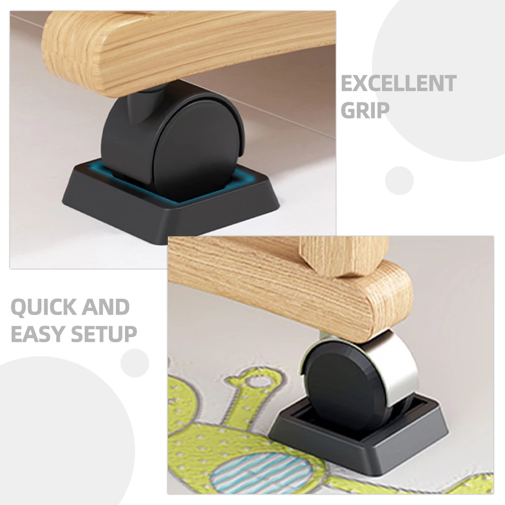 5pcs Wheel Stoppers Anti Skid Pad for 50x64mm Chair Wheels TPU Material Office Home Furniture Caster Stopper Black Color
5pcs Wheel Stoppers Anti Skid Pad for 50x64mm Chair Wheels TPU Material Office Home Furniture Caster Stopper Black Color