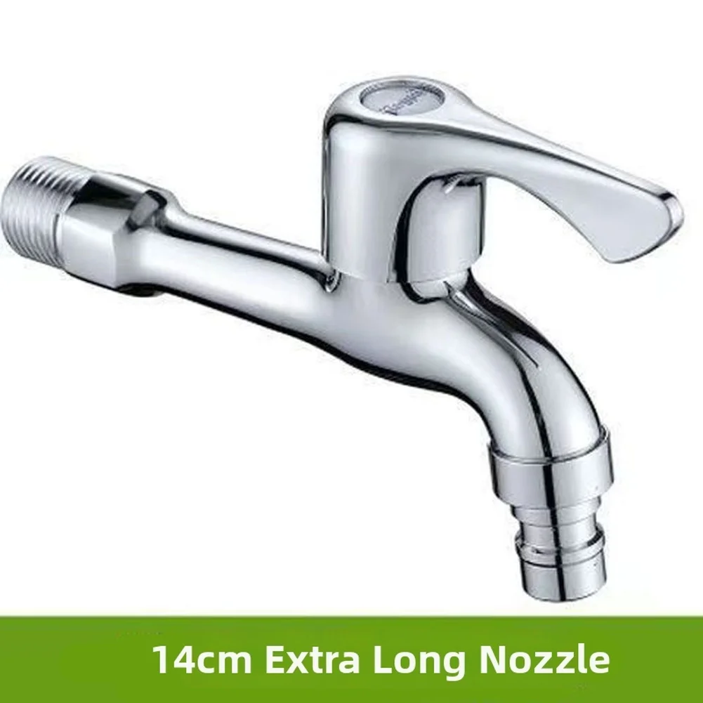 Extra Long Brass Wall Mounted Single Handle Washing Machine Faucet 14cm Modern Household Quick Open Faucet Bathroom Accessories
Extra Long Brass Wall Mounted Single Handle Washing Machine Faucet 14cm Modern Household Quick Open Faucet Bathroom Accessories