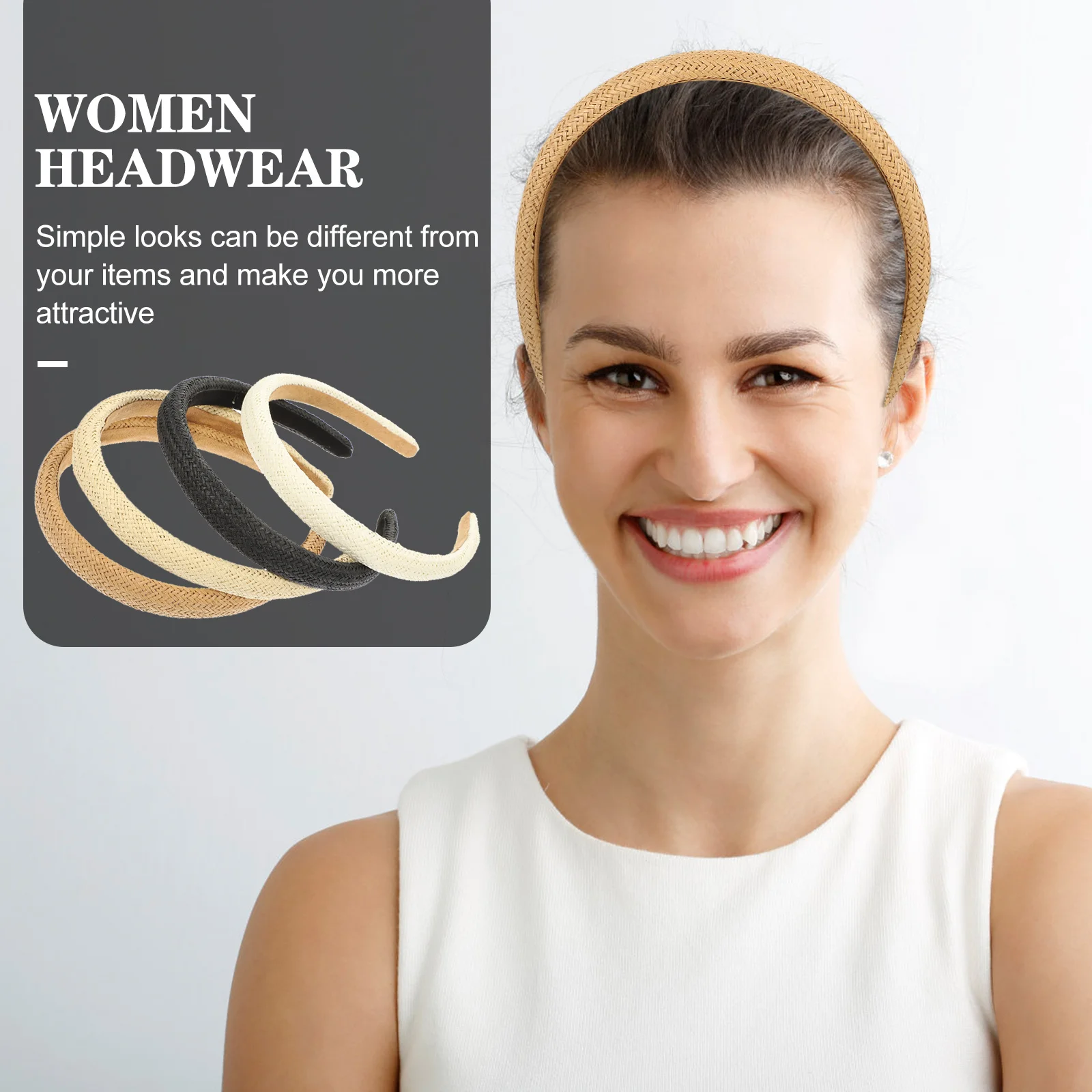 4Pcs Retro Woven Headbands Long Service Life Portable Wearing Unique Headband Women Hair Ornament Woven Headbands
4Pcs Retro Woven Headbands Long Service Life Portable Wearing Unique Headband Women Hair Ornament Woven Headbands