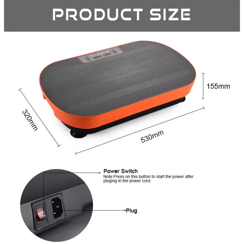 Electromagnetic Metal Vertical Vibration Plate Exercise Machine Portable Whole Body Massage Lymphatic Drainage Platform Auto
Electromagnetic Metal Vertical Vibration Plate Exercise Machine Portable Whole Body Massage Lymphatic Drainage Platform Auto