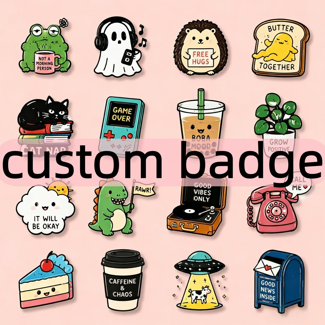 Wholesale Zinc Alloy Lapel Pins Cute Cartoon Anime Brooch Badge Metal Logo Custom Soft Hard Enamel Pins
Wholesale Zinc Alloy Lapel Pins Cute Cartoon Anime Brooch Badge Metal Logo Custom Soft Hard Enamel Pins