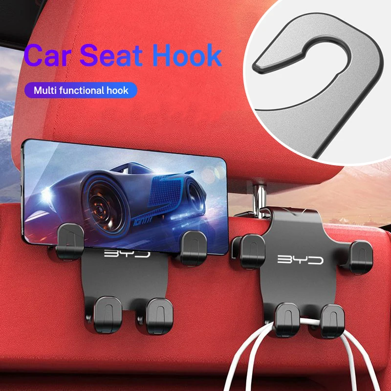 Car Seat Hook Rear Seat Back Headrest Metal Alloy Strong Storage Accessory For BYD Dolphin Seagull Tang EV Yuan Song PRO Qin DMI
Car Seat Hook Rear Seat Back Headrest Metal Alloy Strong Storage Accessory For BYD Dolphin Seagull Tang EV Yuan Song PRO Qin DMI