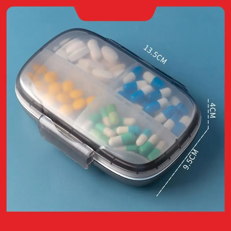 1 Piece Travel Pill Box Organiser Portable Vitamin Airtight & Moistureproof Grey
1 Piece Travel Pill Box Organiser Portable Vitamin Airtight & Moistureproof Grey
