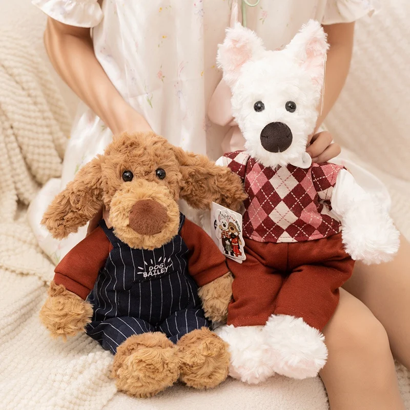 Kawaii Fluffly Stupid Puppy Wear Checkered Shirt Doll Cartoon Stuffed Animals Dog Plush Toys Anime Throw Pillow for Kids Gifts
Kawaii Fluffly Stupid Puppy Wear Checkered Shirt Doll Cartoon Stuffed Animals Dog Plush Toys Anime Throw Pillow for Kids Gifts