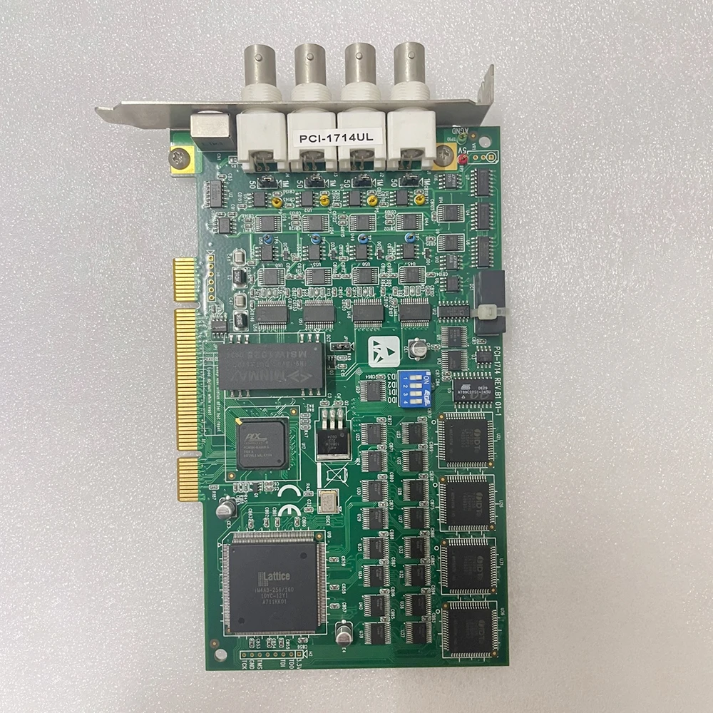 For Advantech PCI-1714UL REV.B1 10 Megabyte 12-Bit 4-Channel Simultaneous Analog Input Capture Card
For Advantech PCI-1714UL REV.B1 10 Megabyte 12-Bit 4-Channel Simultaneous Analog Input Capture Card