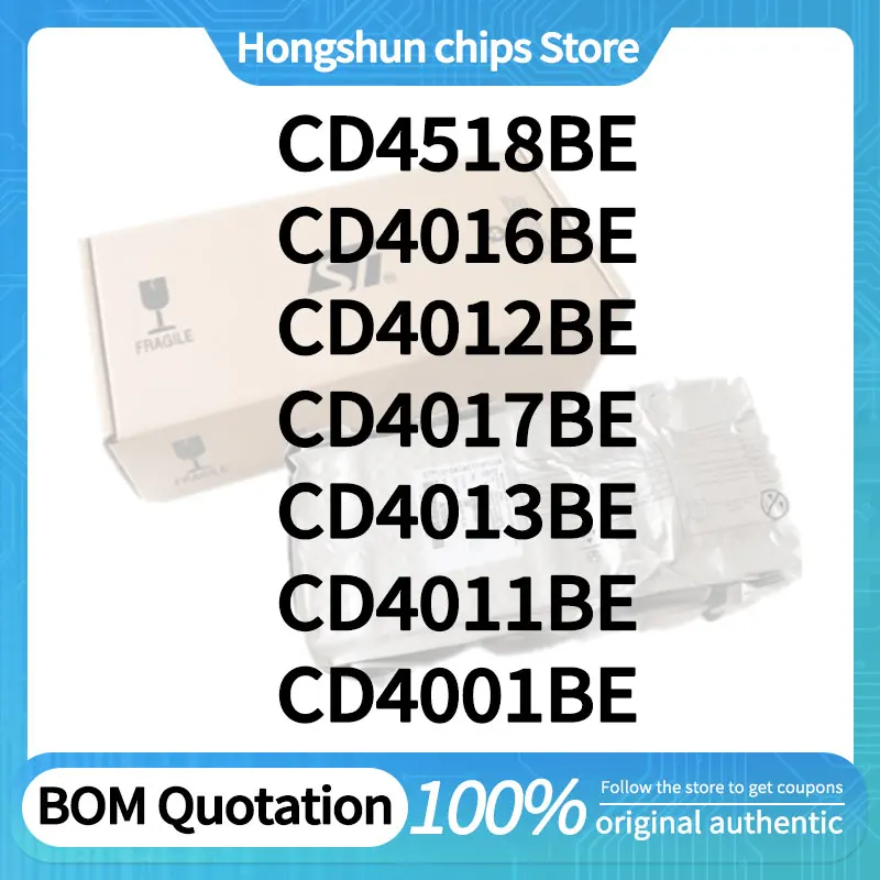 CD4016BE CD4012BE CD4017BE CD4013BE CD4011BE CD4001BE CD4518BE Standard version
CD4016BE CD4012BE CD4017BE CD4013BE CD4011BE CD4001BE CD4518BE Standard version