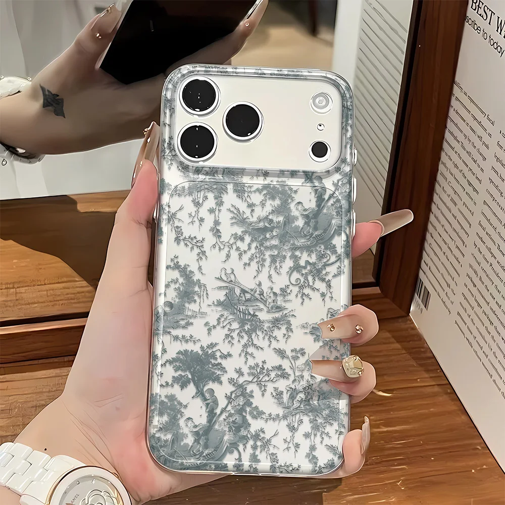 Cute Blue Floral Pattern Soft Silicone Soft TPU Phone Case iPhone 17 Air 16 15 14 13 12 11 Pro Max 16 Plus Shockproof Soft Cover
Cute Blue Floral Pattern Soft Silicone Soft TPU Phone Case iPhone 17 Air 16 15 14 13 12 11 Pro Max 16 Plus Shockproof Soft Cover