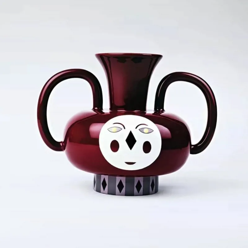 A vase ceramic ornament bedroom porch living room housewarming gift art
A vase ceramic ornament bedroom porch living room housewarming gift art