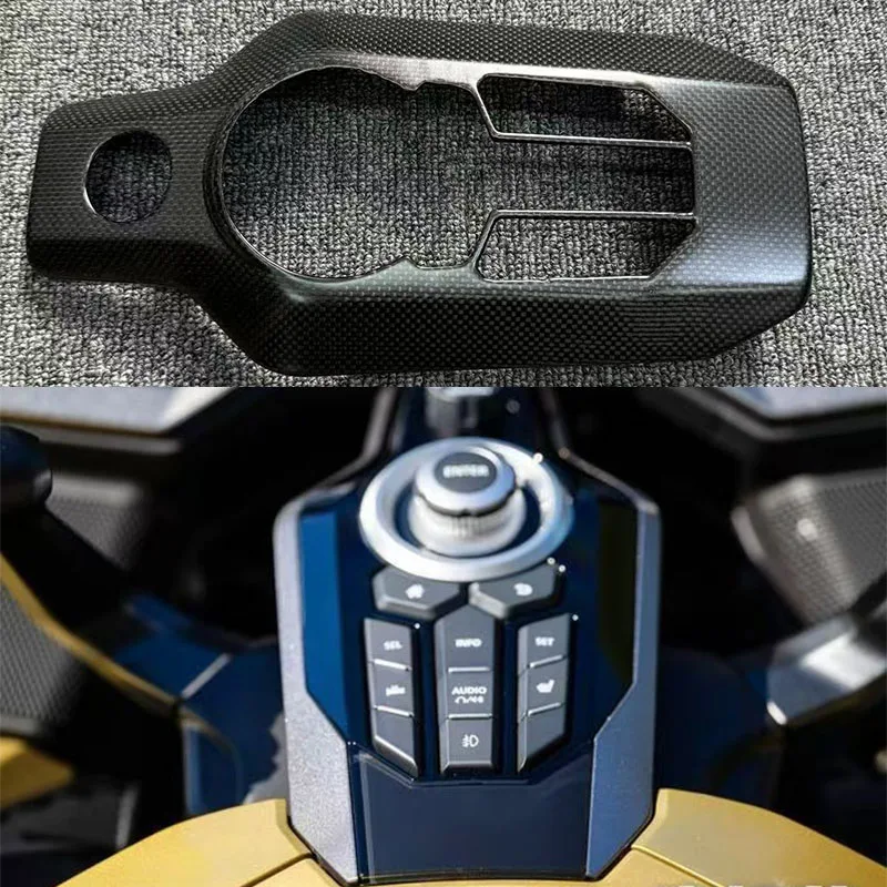Carbon fiber accessories the center console button decorative cover For Honda Gold Wing F6B GL1800 GL1800 2018-2024 motorcycles
Carbon fiber accessories the center console button decorative cover For Honda Gold Wing F6B GL1800 GL1800 2018-2024 motorcycles
