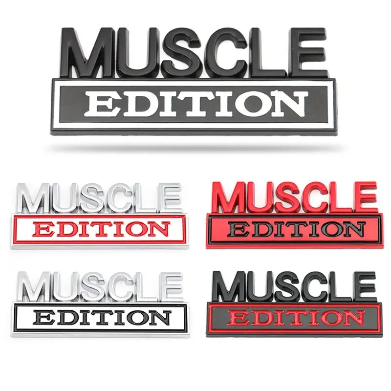 3D Metal MUSCLE EDITION Gym Car Front Hood Grille Badge Emblem Decals Motorcycle Auto Trunk Body Stickers Styling Accessories
3D Metal MUSCLE EDITION Gym Car Front Hood Grille Badge Emblem Decals Motorcycle Auto Trunk Body Stickers Styling Accessories