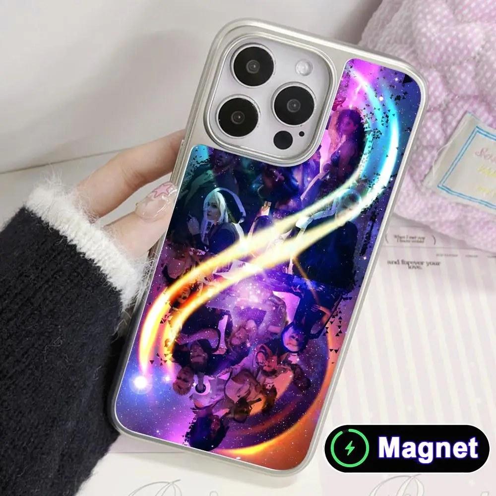 Fashion Sense8 Phone Case for iPhone 17 16 15 14 13 12 11 Air Pro Max Plus Electroplated Silver Magnet Cover
Fashion Sense8 Phone Case for iPhone 17 16 15 14 13 12 11 Air Pro Max Plus Electroplated Silver Magnet Cover